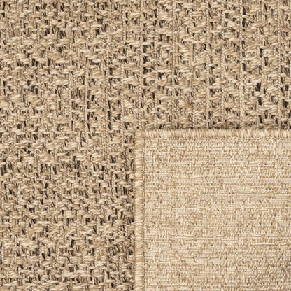 Teppich ZIZUR 200x290 cm Jute-Optik Indoor und Outdoor