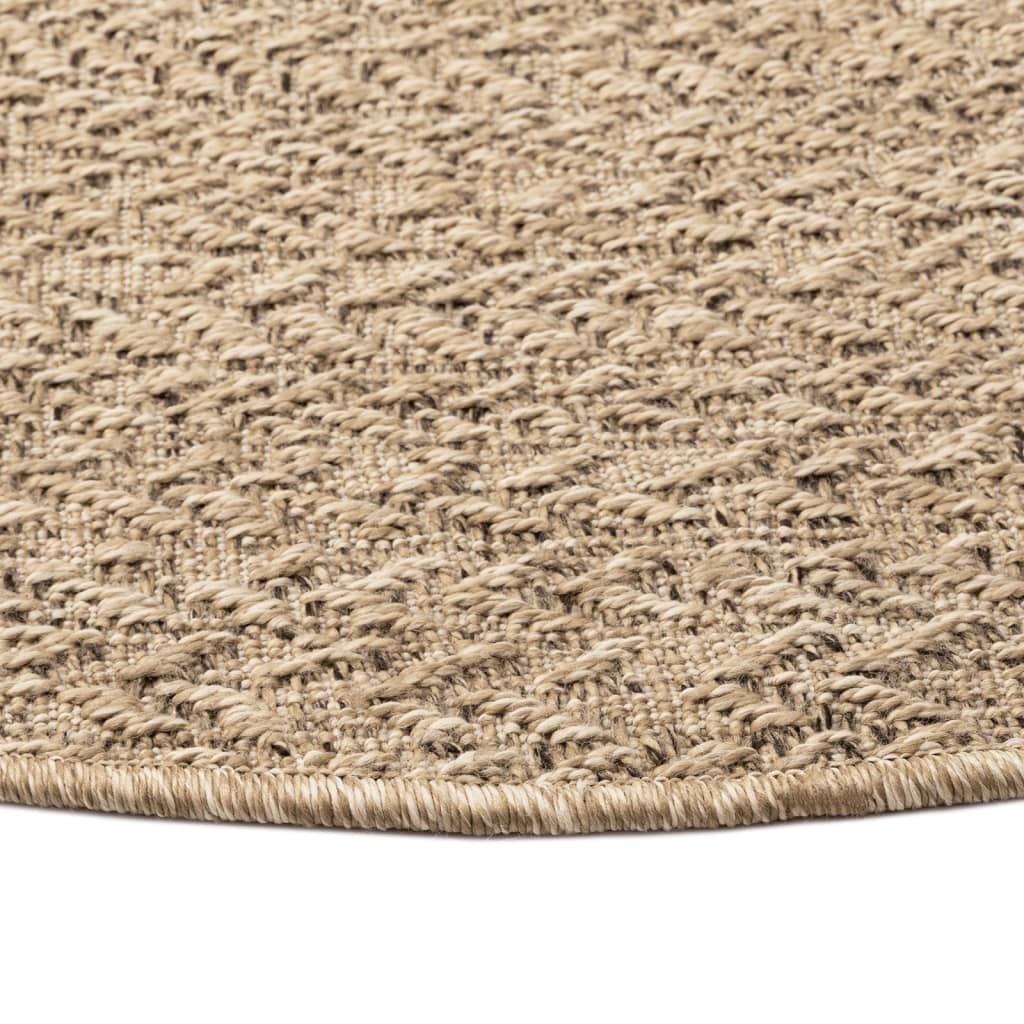 Teppich ZIZUR 90 cm Jute-Optik Indoor und Outdoor