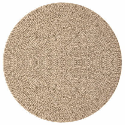 Teppich ZIZUR 160 cm Jute-Optik Indoor und Outdoor