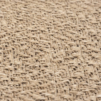 Teppich ZIZUR 140x200 cm Jute-Optik Indoor und Outdoor