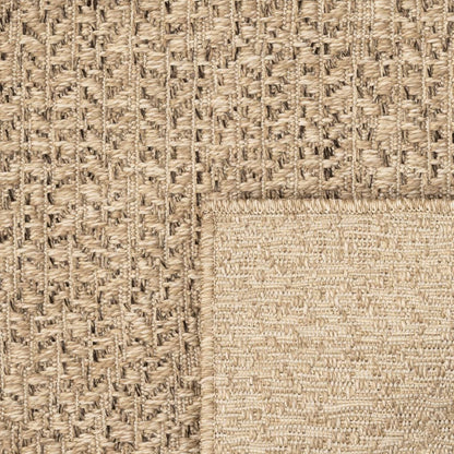 Teppich ZIZUR 140x200 cm Jute-Optik Indoor und Outdoor