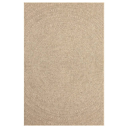 Teppich ZIZUR 160x230 cm Jute-Optik Indoor und Outdoor