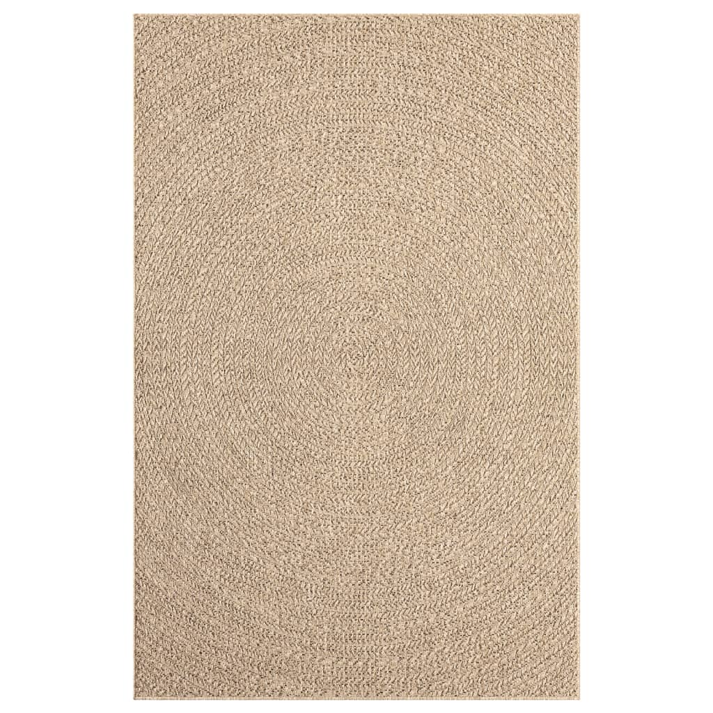 Teppich ZIZUR 200x290 cm Jute-Optik Indoor und Outdoor