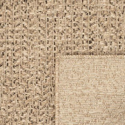 Teppich ZIZUR 200x290 cm Jute-Optik Indoor und Outdoor