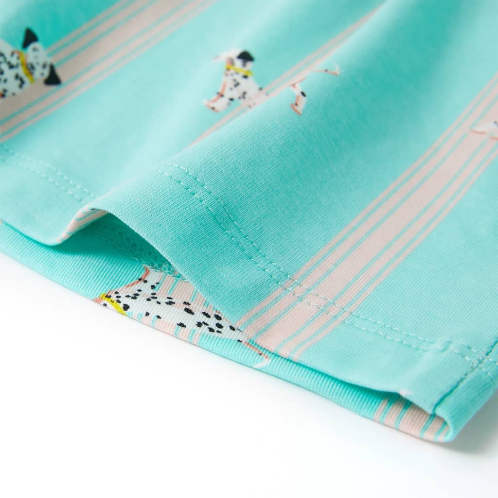 Kinderpyjama mit Kurzen Ärmeln Ecru Hund 116