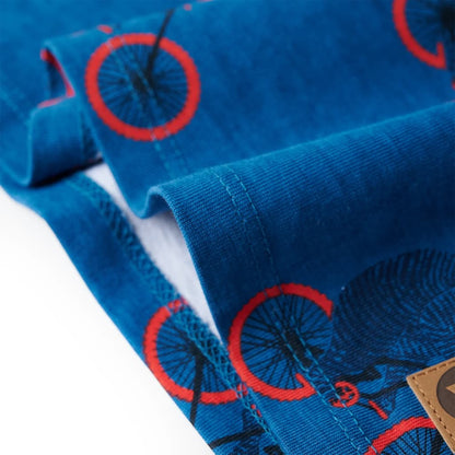 Kinderpyjama mit Langen Ärmeln Petrolblau 116