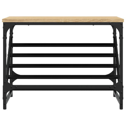 Schuhregal Sonoma-Eiche 60x30x45 cm Holzwerkstoff