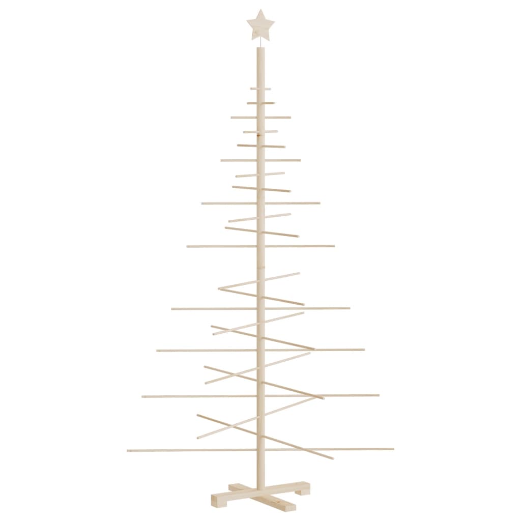 Weihnachtsbaum Holz zum Schmücken 180 cm Massivholz Kiefer