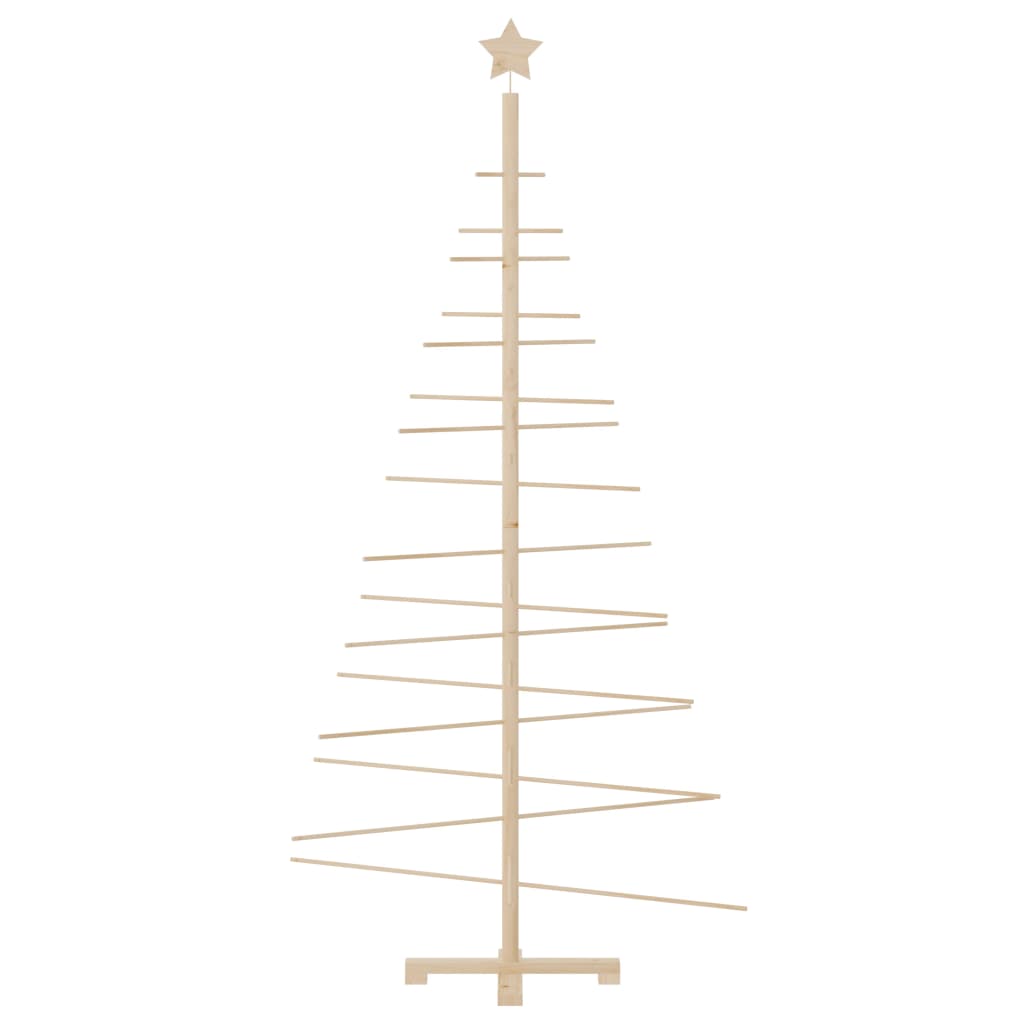 Weihnachtsbaum Holz zum Schmücken 180 cm Massivholz Kiefer