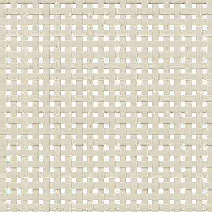 Sideboard SENJA Rattan-Optik Weiß 80x40x80 cm Kiefernholz