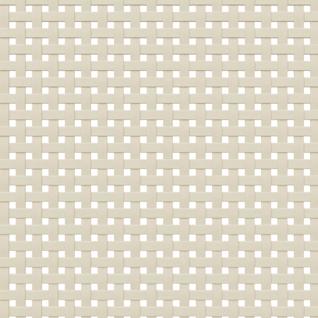 Bücherschrank SENJA Rattan-Look Weiß 90x35x130 cm Kiefernholz