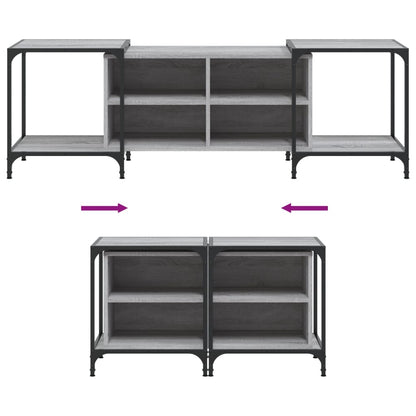 TV-Schrank Grau Sonoma 153x37x50 cm Holzwerkstoff